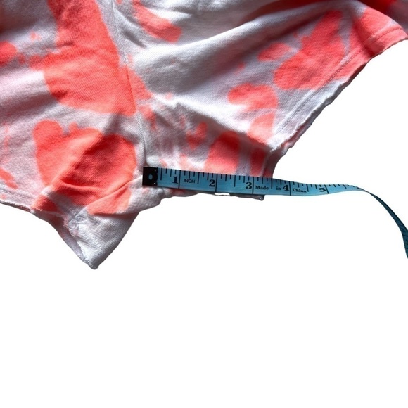 SUNDRY sweat shorts pop peach tiedye  drawstring terry  NR-V1-G13TD16 size M - Picture 11 of 14